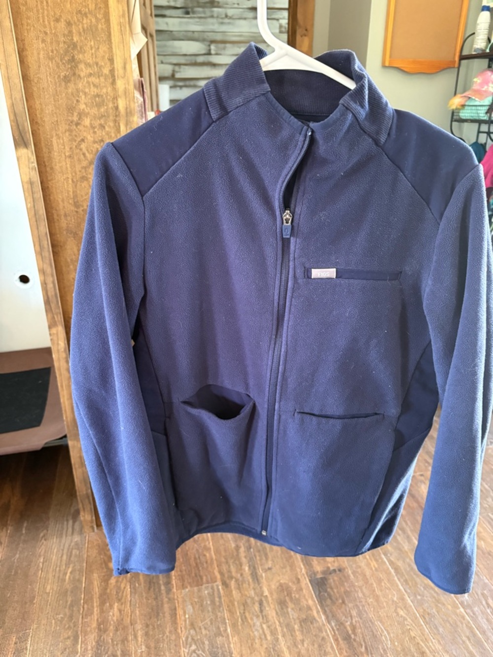 Figs navy Fleece Jacket M